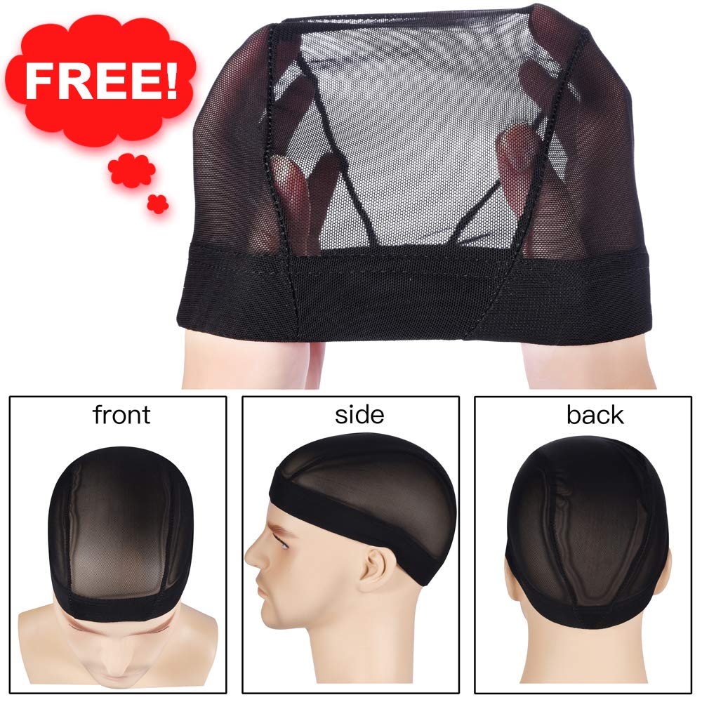 3PCS Silky Durags Pack for Men Waves, Satin Doo Rag, Award 1 Wave Cap,N