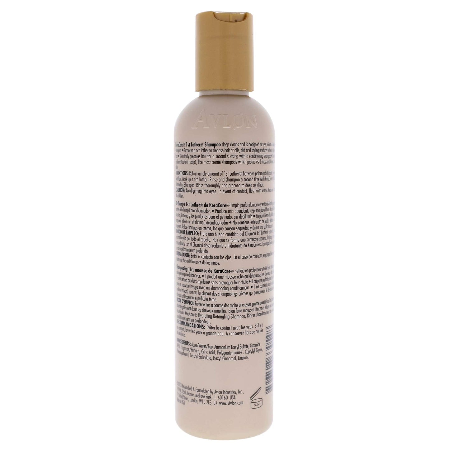 KeraCare 1st Lather Shampoo by Avlon for Unisex - 8 oz Shampoo