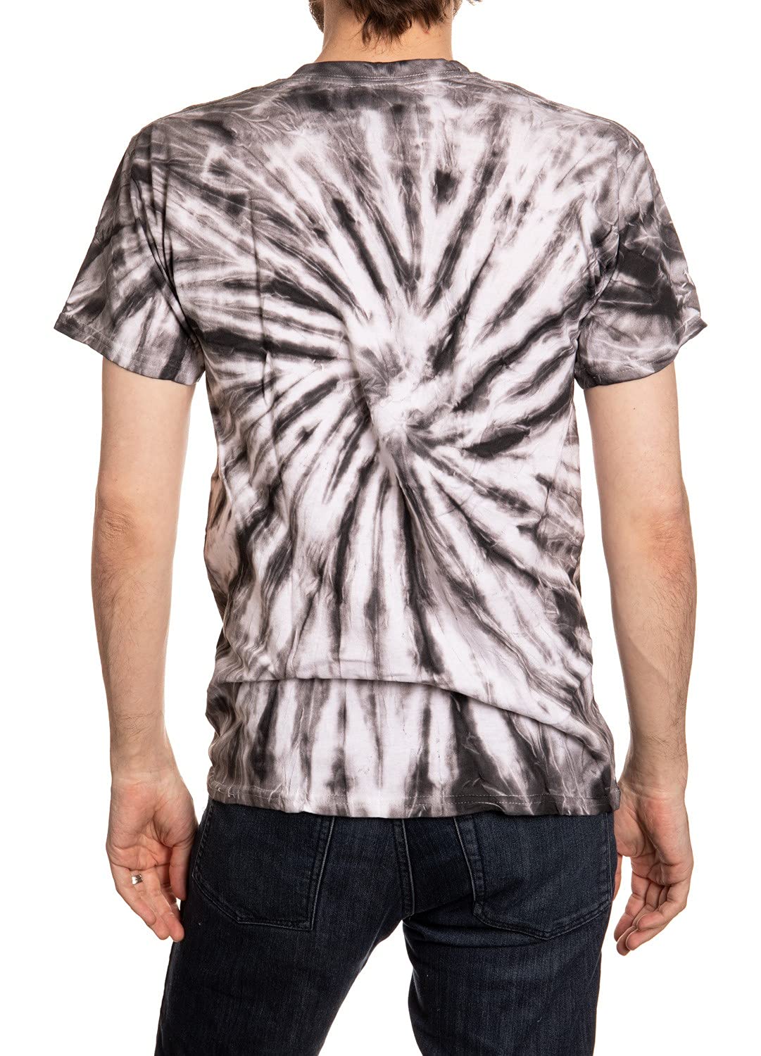 Calhoun NHL Surf & Skate Mens Spiral Tie Dye T-Shirt – The Sunset Collection (Colorado Avalanche, Medium)