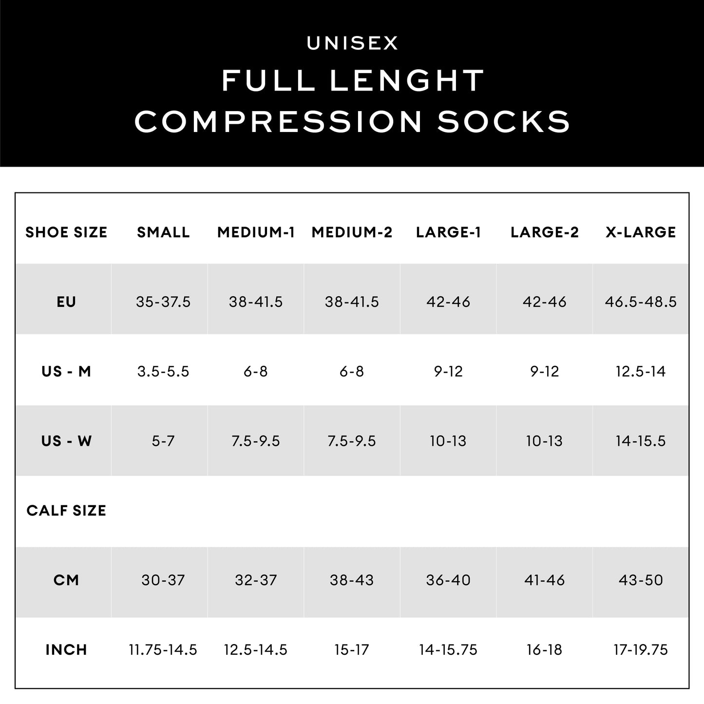 2XU Unisex 24/7 Compression Socks - Enhance Circulation & Reduce Fatigue - Black/Black - Size Large 2