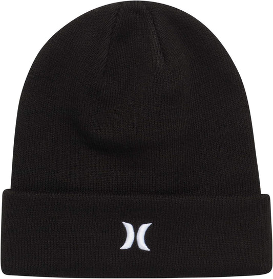 Hurley Men's Beanie, Black, One Size