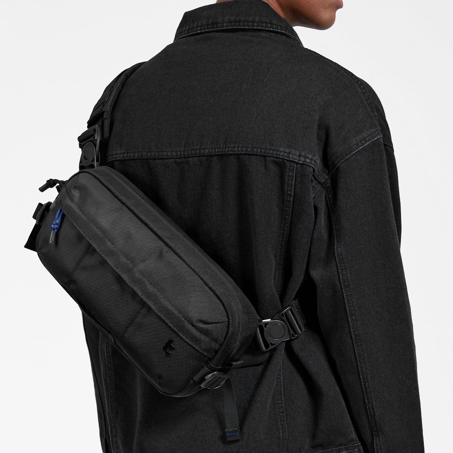 tomtoc 5.5L Sling Bag, Heavy Duty Crossbody Bag for Men, Carry Chest Daypack, Water-resistant Shoulder Travel Bag for Steam Deck, ASUS ROG Ally X, 2024 iPad mini A17 Pro, Urban Techwear, Tactical