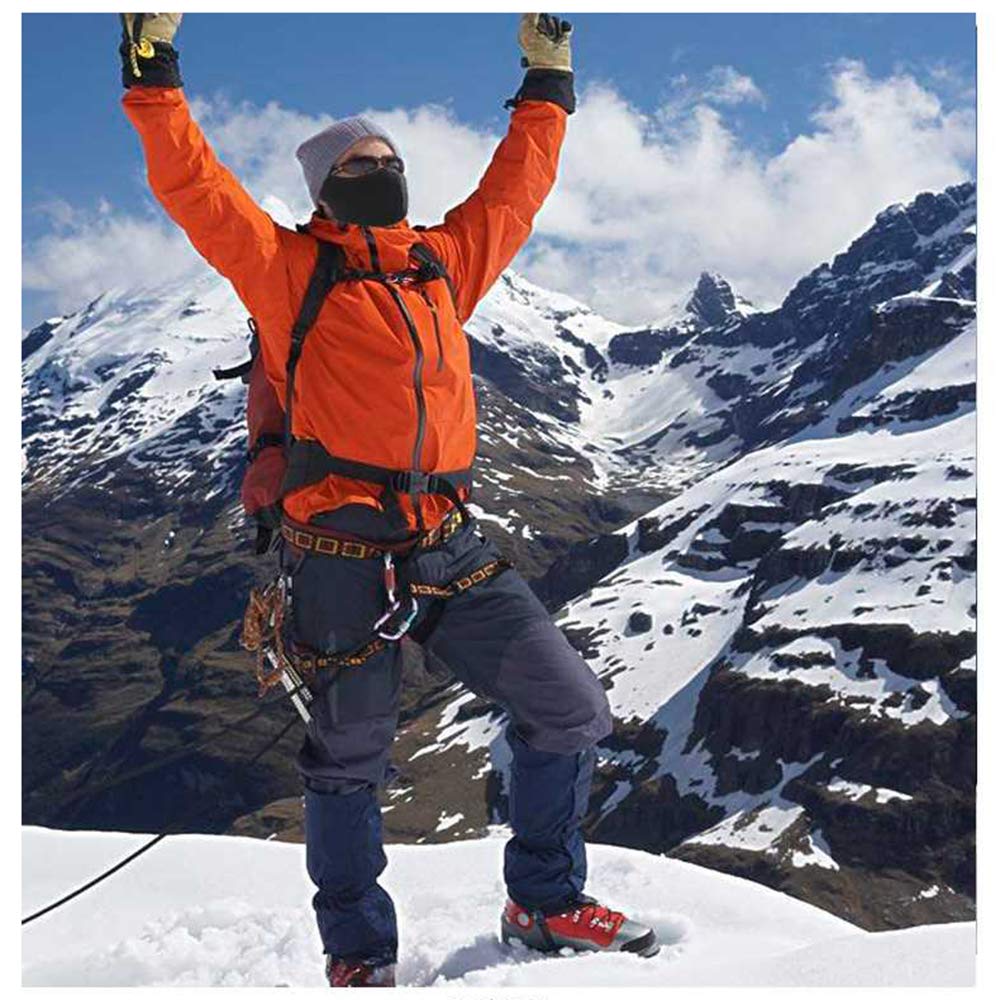 TecHong Mens Winter Warm Windproof Mask - Thick Dustproof Breathable Mouth Cover Black