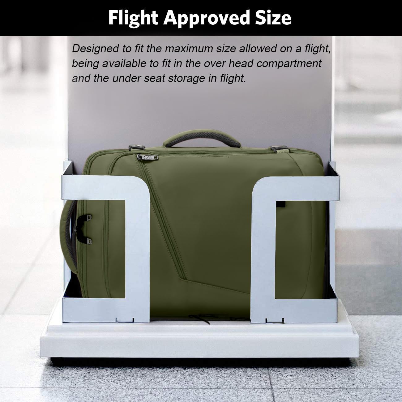 MATEIN Expandable Air Travel Backpack, Light Weight Carry on Backpack with Trolley Sleeve, Water Resistant Daypack Hiking Backpack, Gifts for Men who Like to Travel, Dark Green