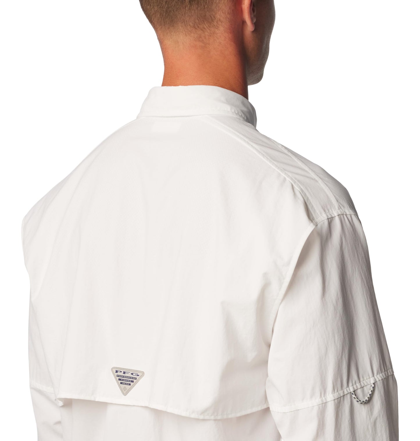 Columbia Men's Bahama II Long Sleeve Shirt, White, Large