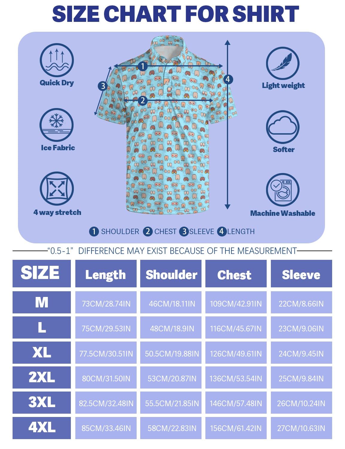 MSCPZH Golf Shirts for Men Fun Golf Polo Shirts for Men Short Sleeve Polo Shirts Golf Mens Polo