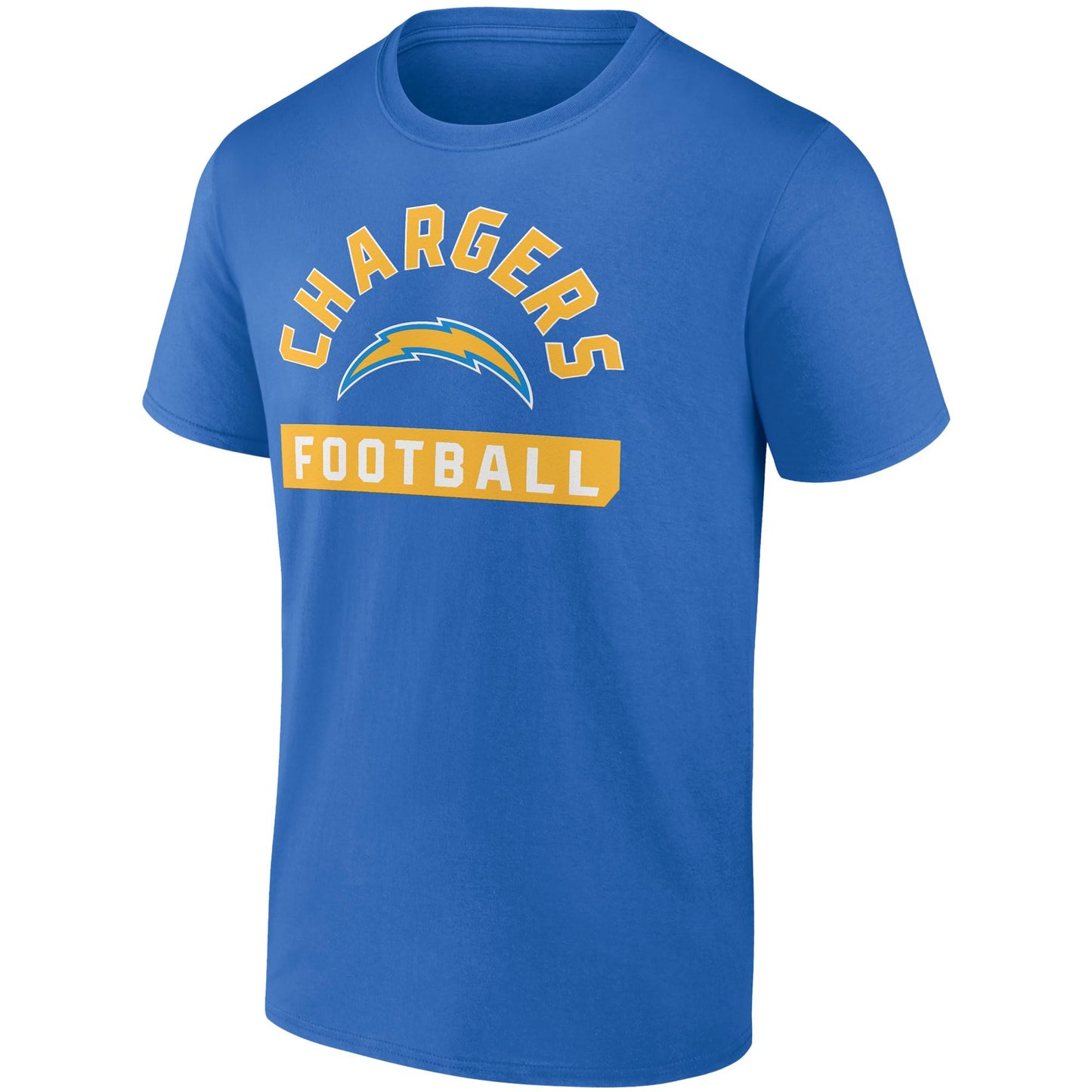 Fanatics Men's Powder Blue/White Los Angeles Chargers Two-Pack 2023 Schedule T-Shirt Combo Set