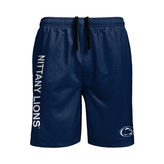 FOCO Penn State Nittany Lions NCAA Mens Solid Wordmark Traditional Swimming Trunks