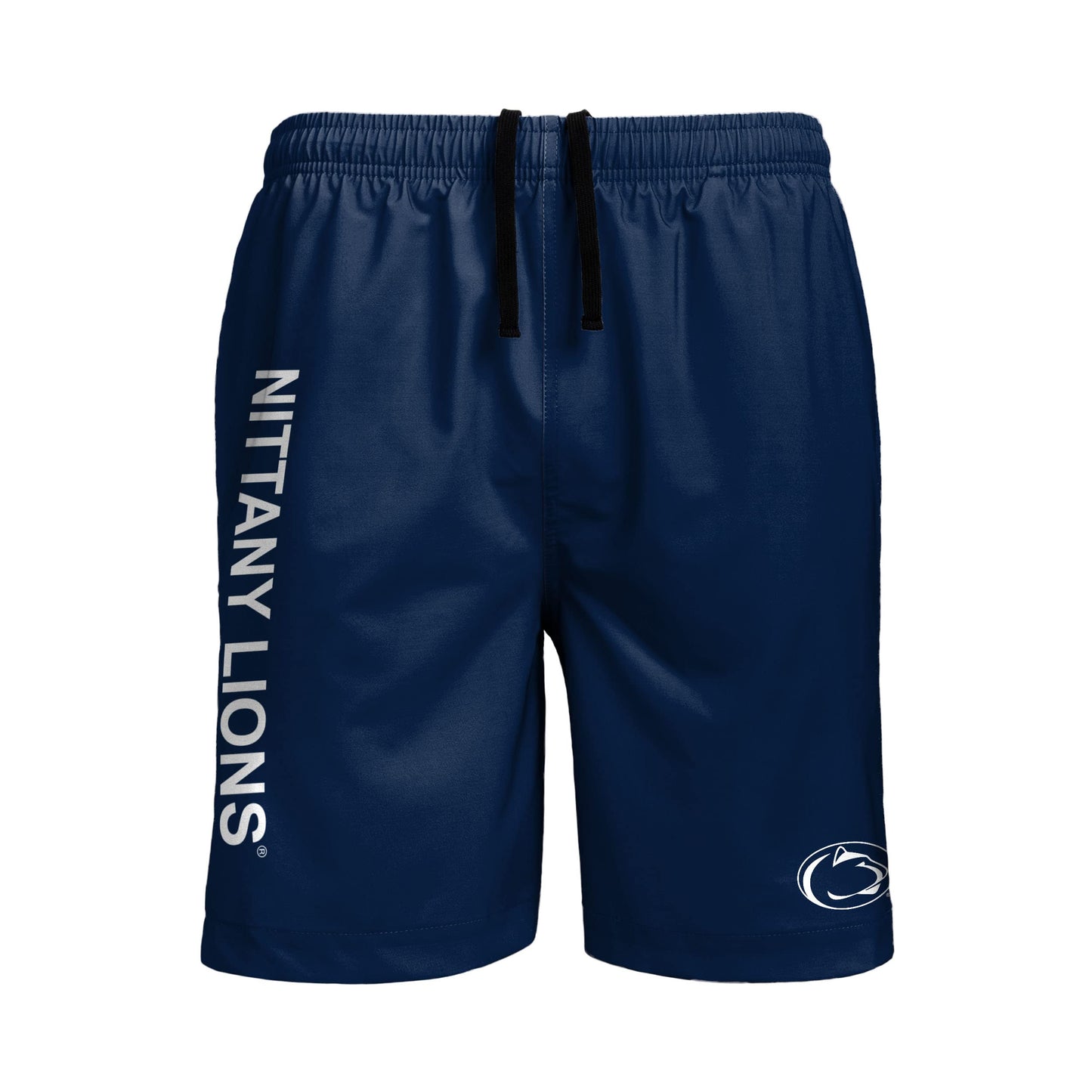 FOCO Penn State Nittany Lions NCAA Mens Solid Wordmark Traditional Swimming Trunks