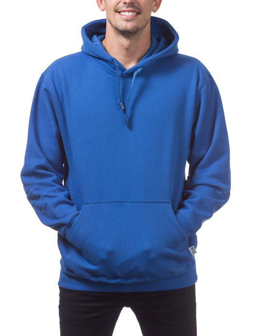 Pro Club Men's Heavyweight Pullover Hoodie (13oz), Royal Blue, Large