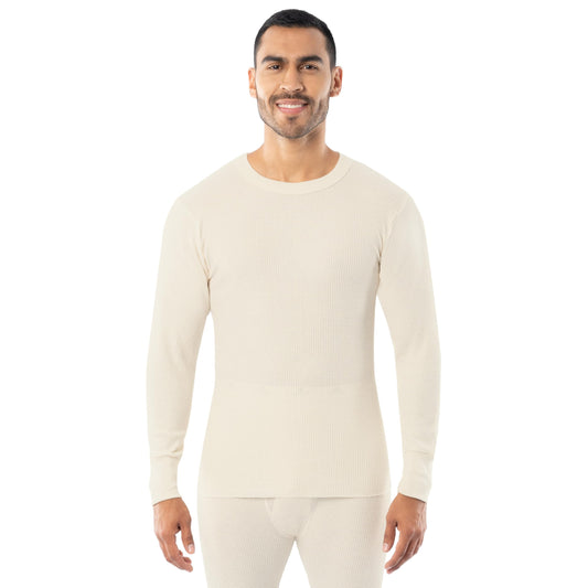 Indera Heavyweight Cotton Waffle Long Johns Thermal Undershirt for Men