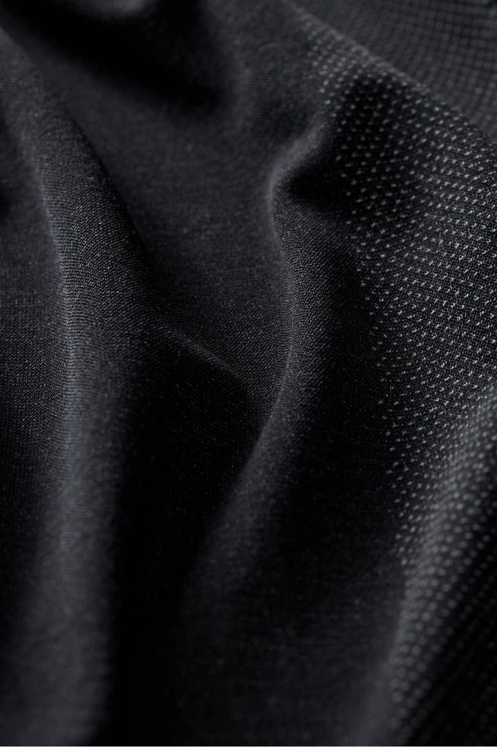 Fabletics Men's The Training Day Long Sleeve Tee, Performance, Running, Workout, Athletic, Active, Gym, Mens Seamless, XXL, Black