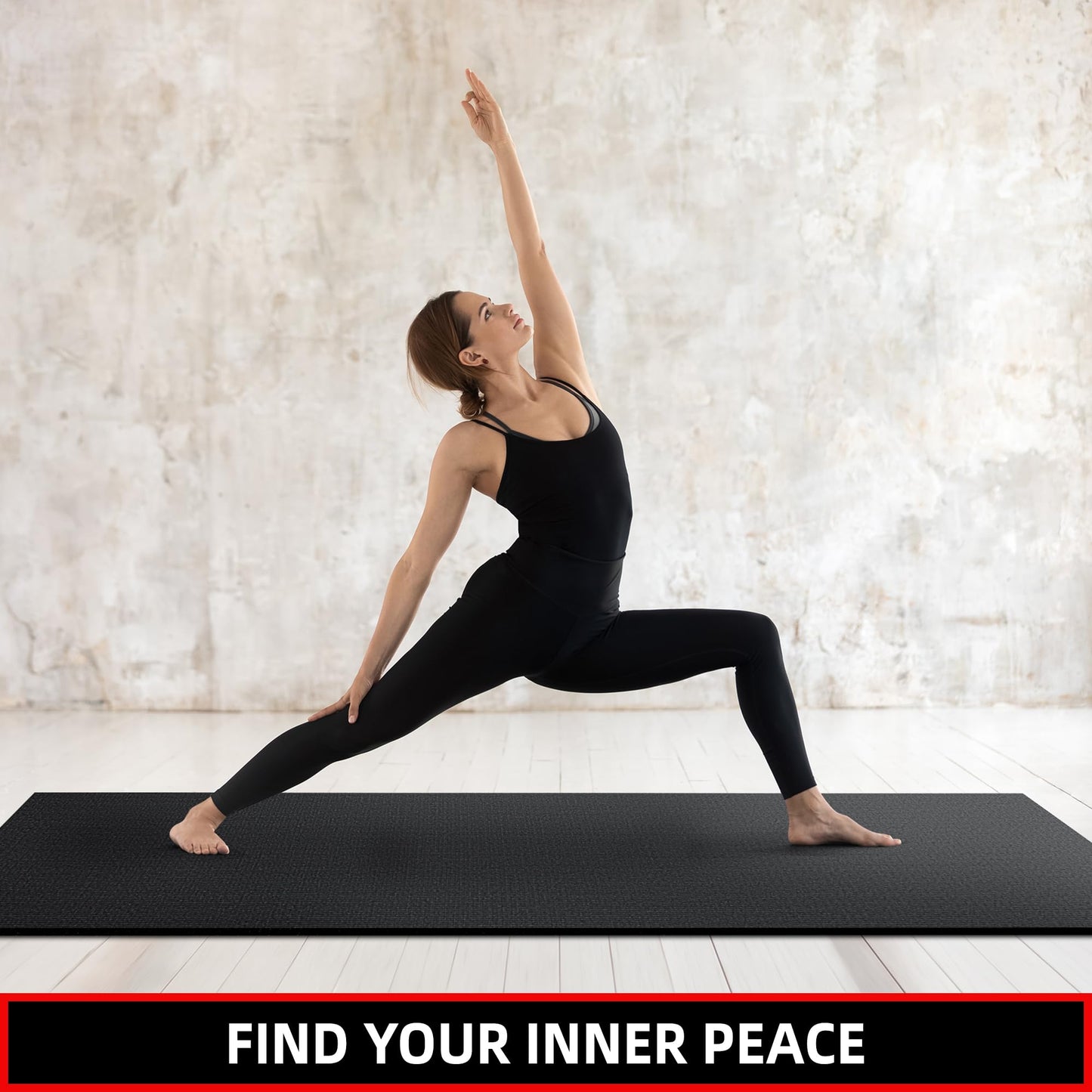 GymCope Treadmill mat, 72''x36'' Exercise Equipment Mat for Hardwood Floor Carpet Protection, 6mm Thick, Exercise Bike Mat Pad for Indoor Cycles, Rowing Machine, Elliptical