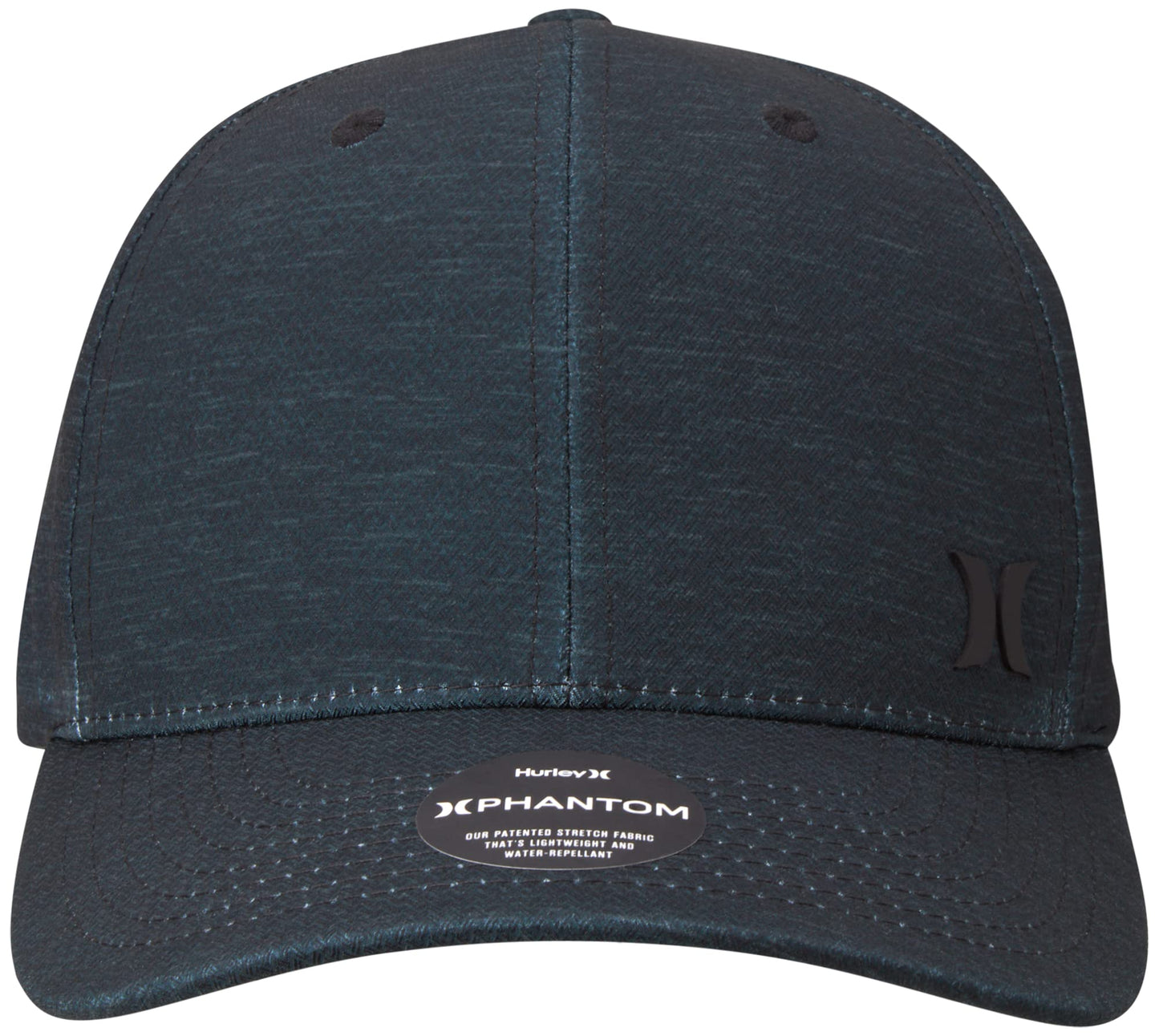 Hurley Men's Hat - Curved Brim Stretch Fitted Cap, Size Large/X-Large, Black/Green