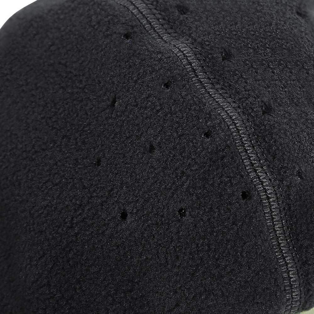 TecHong Mens Winter Warm Windproof Mask - Thick Dustproof Breathable Mouth Cover Black