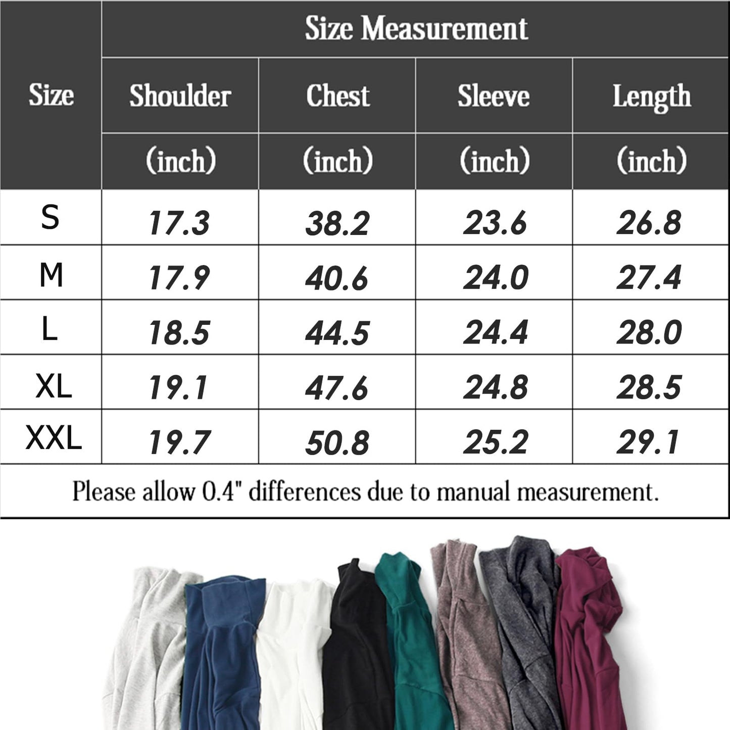 jonivey Mens Basic Turtleneck Long Sleeve Lightweight Soft Casual Knit Fitted Thermal T-Shirt Pullover Tops (03Black,M)