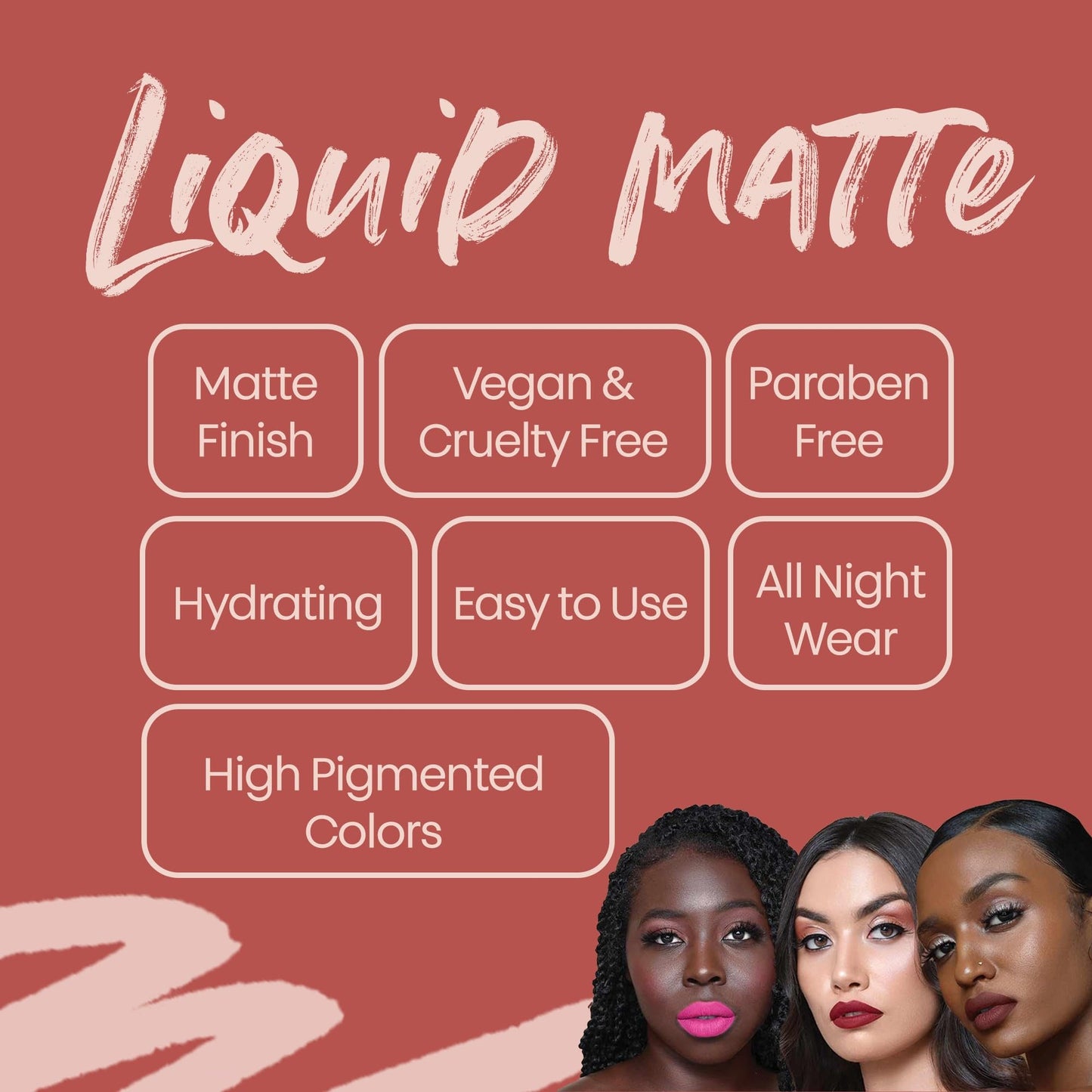 The Lip Bar - Nonstop Liquid Matte Lipstick, Unimpressed (Chocolate Red-Brown) - High Pigment - One Swipe - Long Lasting - Jojoba Oil, Vitamin E - Vegan & Cruelty Free - Makeup & Cosmetics - .24 fl oz