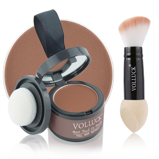 Root Touch Up Hair Powder, Instantly Gray Hair Root Cover Up Hairline Powder, Hair Concealer For Women and Men (A-Auburn, 2PC)