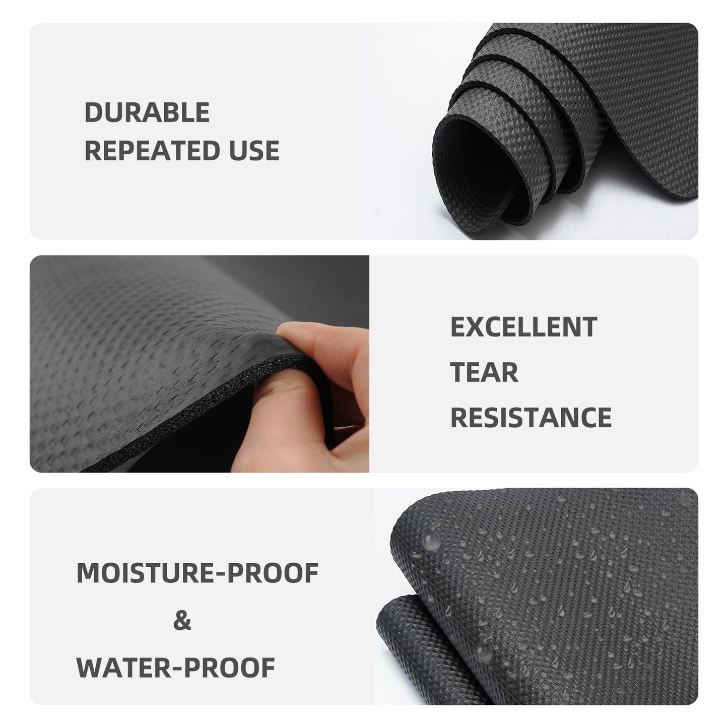 Large Exercise Equipment Mat,Bike Mat Compatible with Peloton Bike Elliptical Treadmill Mat,Under Exercise Bike Trainer Mat Pad for Stationary Indoor Spin Bike,Hardwood Floor Carpet Gym Equipment