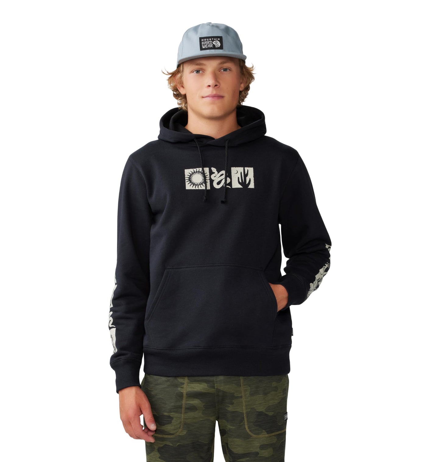 Mountain Hardwear Men's Standard MHW Logo Plus M Hoody, Black, Medium