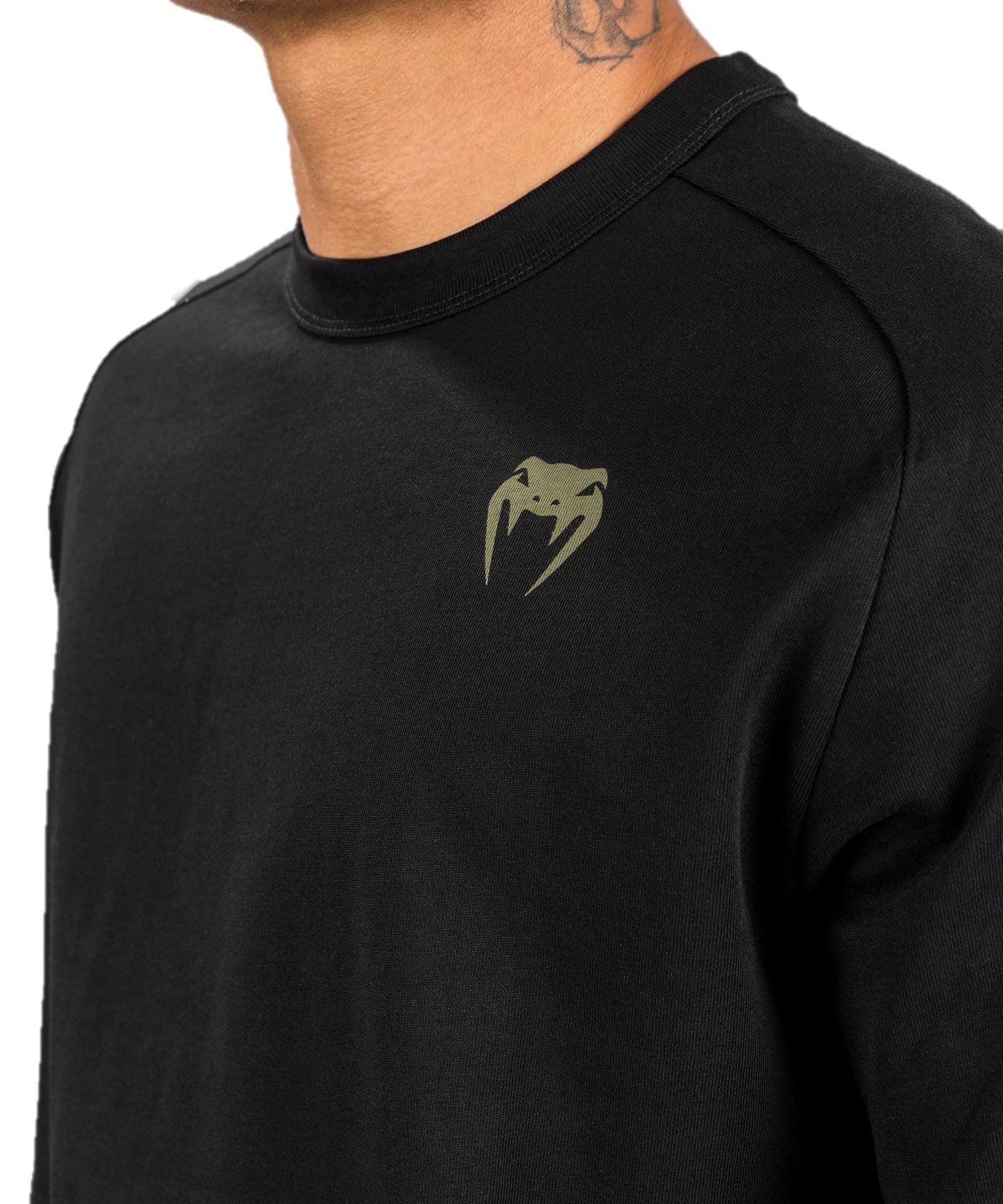 Venum Men's Standard Fangs T-Shirt-Long Sleeves, Black, XX-Large