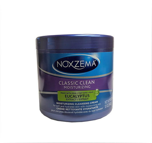 Noxzema Classic Clean Moisturizing Cleansing Cream Unisex, 12 Ounce (Pack of 3)