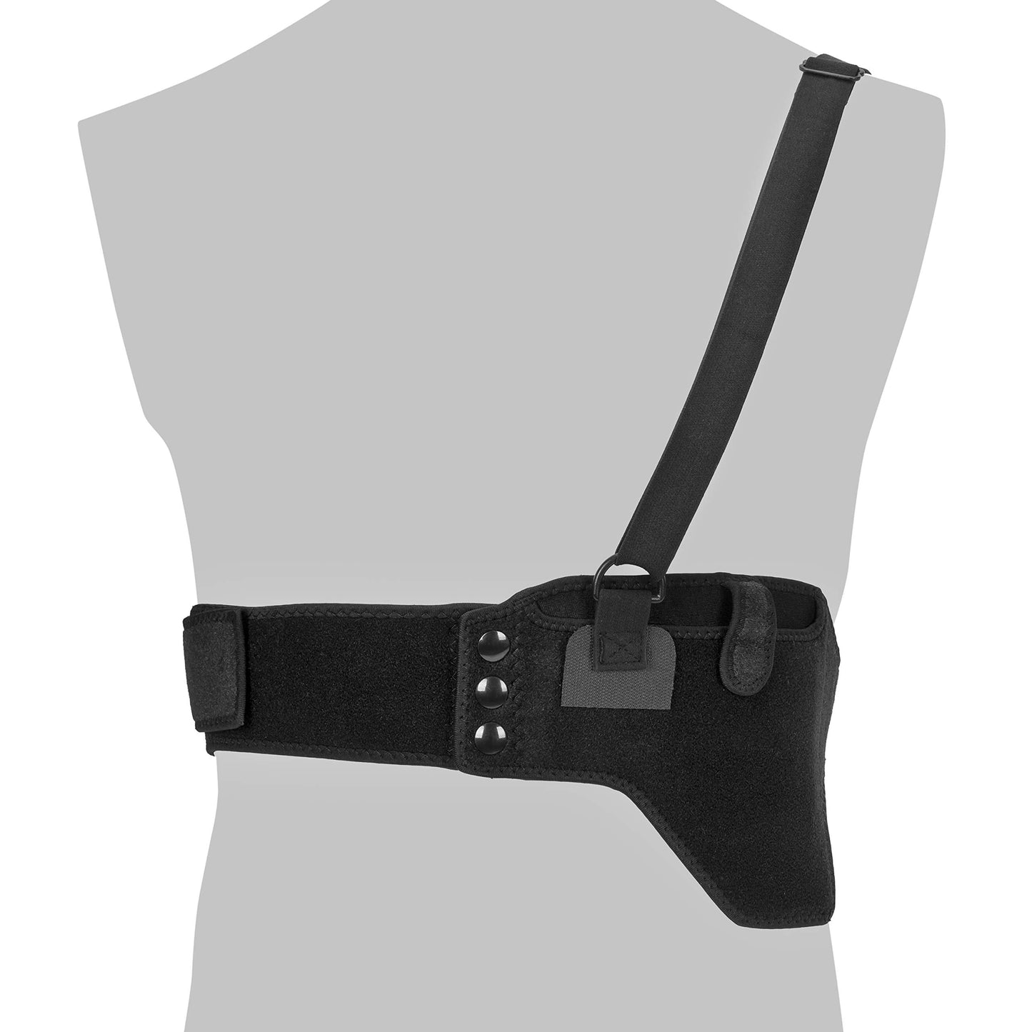 Trump Card Compact Concealment Holster - Right Handed (Black, Standard Belt Length)