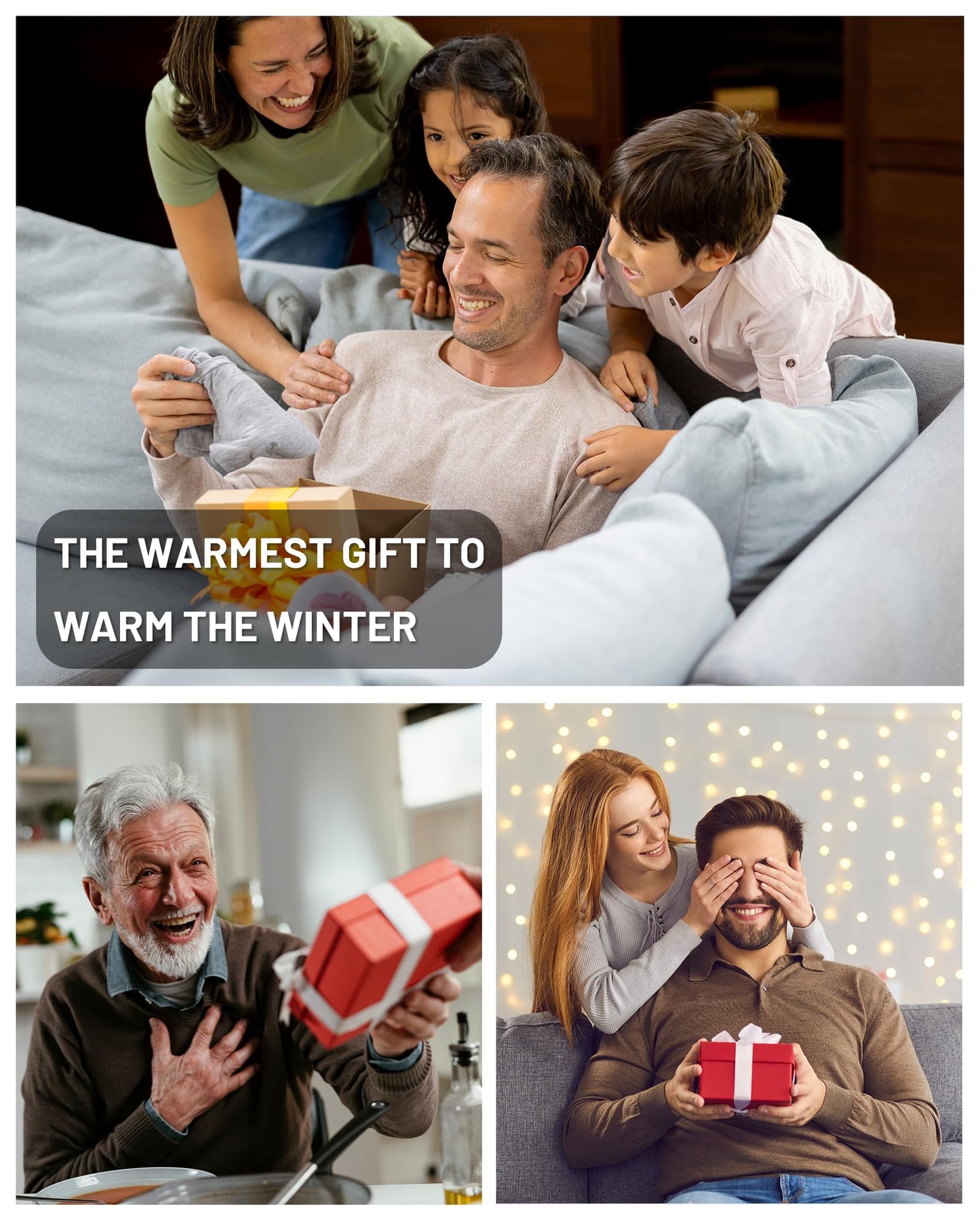 Runhit Long Johns for Men Thermal Pants with Fly Long Thermal Underwear Winter Cold Weather Fleece Thermal Bottoms, Black, Large