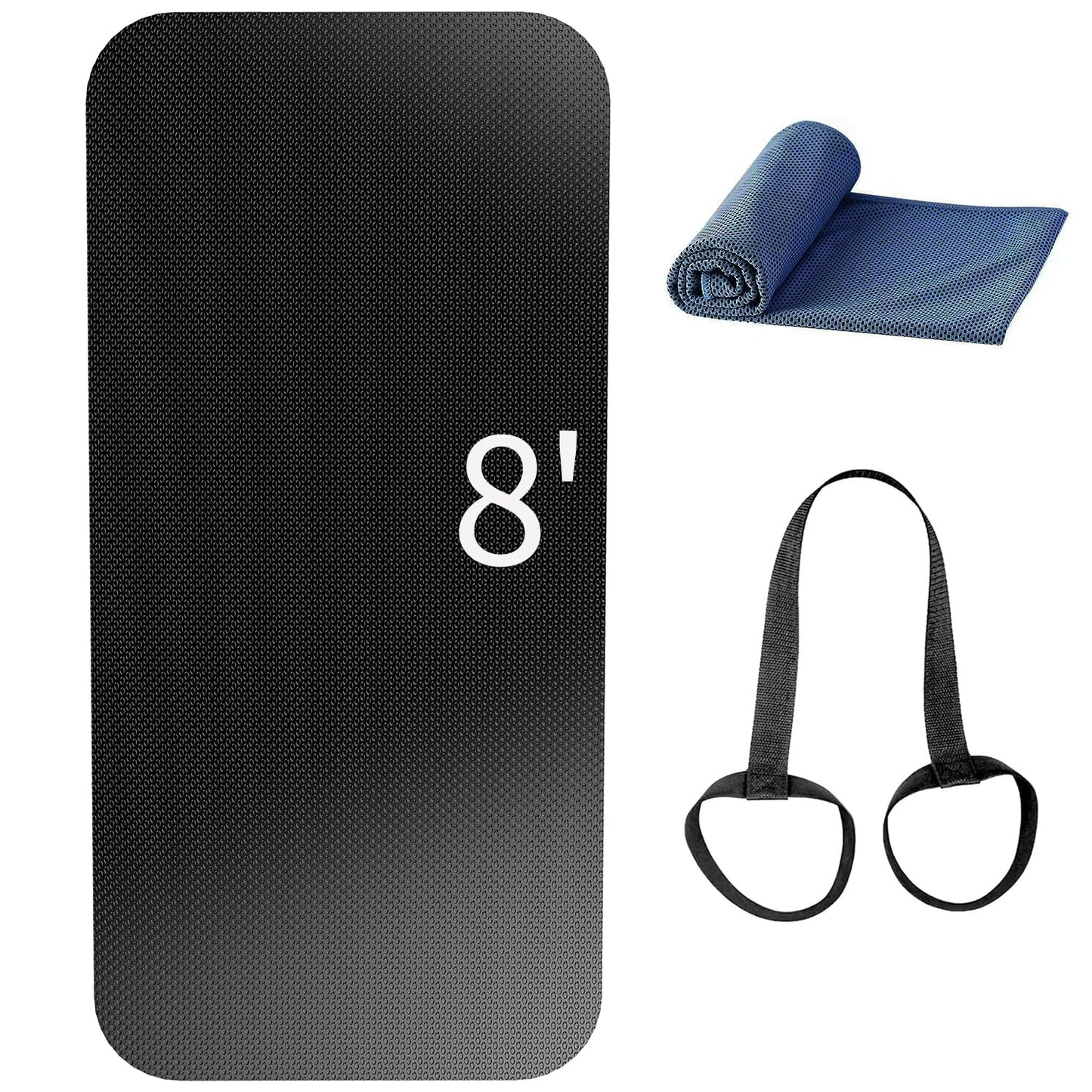 Large Exercise Equipment Mat,Bike Mat Compatible with Peloton Bike Elliptical Treadmill Mat,Under Exercise Bike Trainer Mat Pad for Stationary Indoor Spin Bike,Hardwood Floor Carpet Gym Equipment