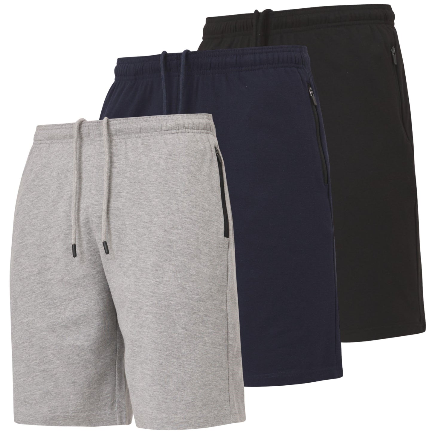 Ultra Performance 3 Pack Mens Shorts Casual Men's Athletic Short Workout Gym Shorts for Men with Zipper Pockets, Small - 5X