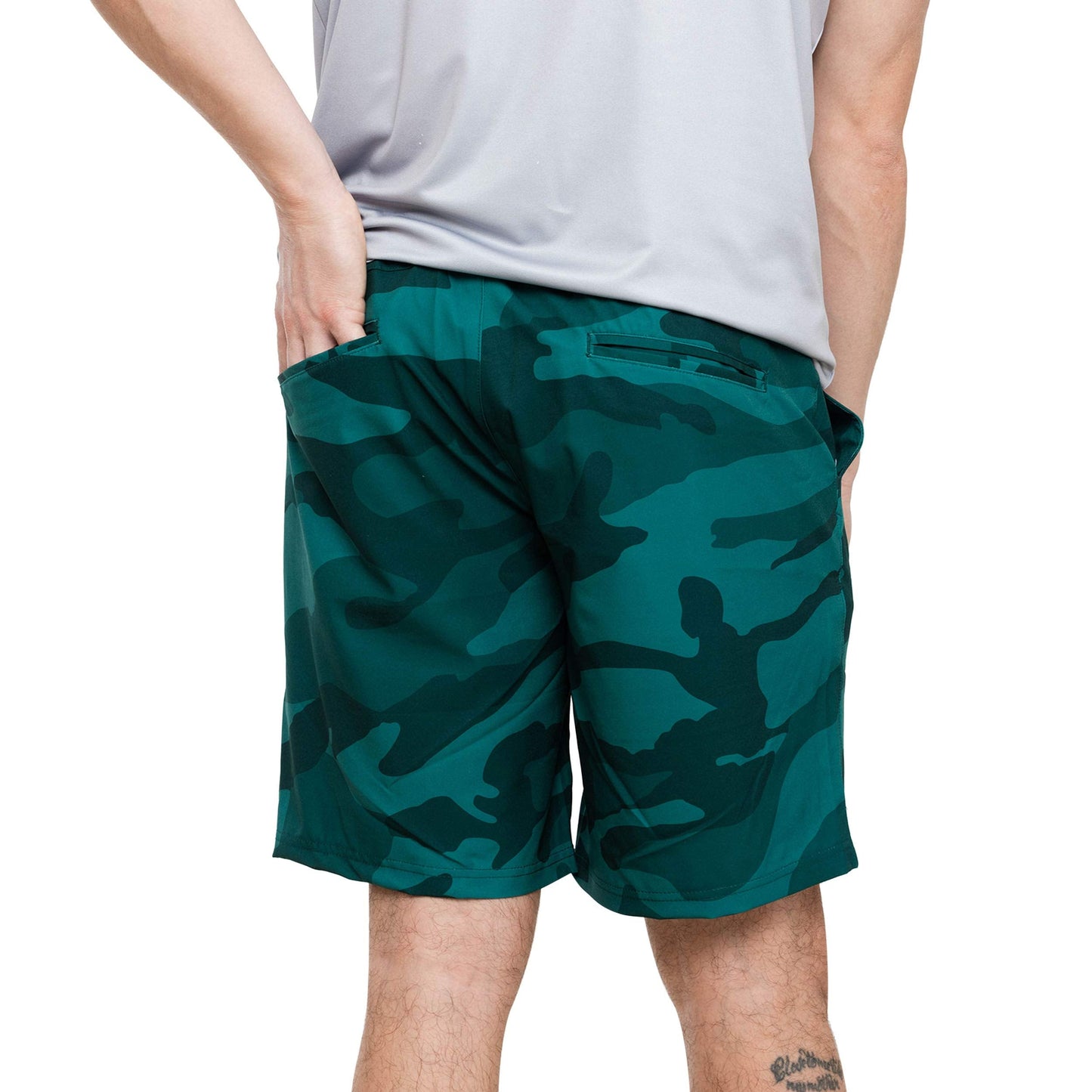 FOCO Michigan State Spartans NCAA Mens Nightcap Camo Walking Shorts - S