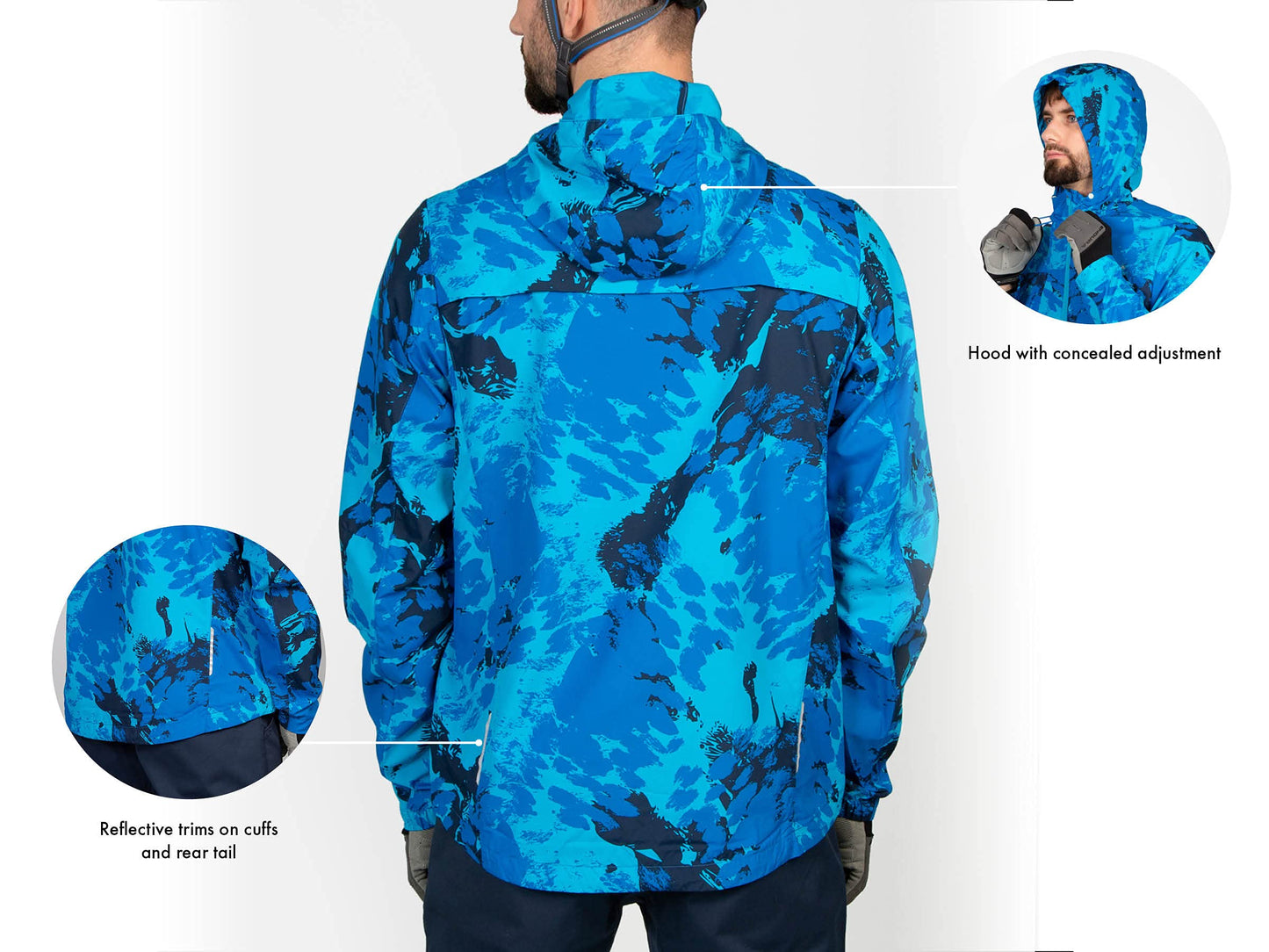 Endura Men's Hummvee Mountain Cycling Jacket, Windshell - Black, XX-Large