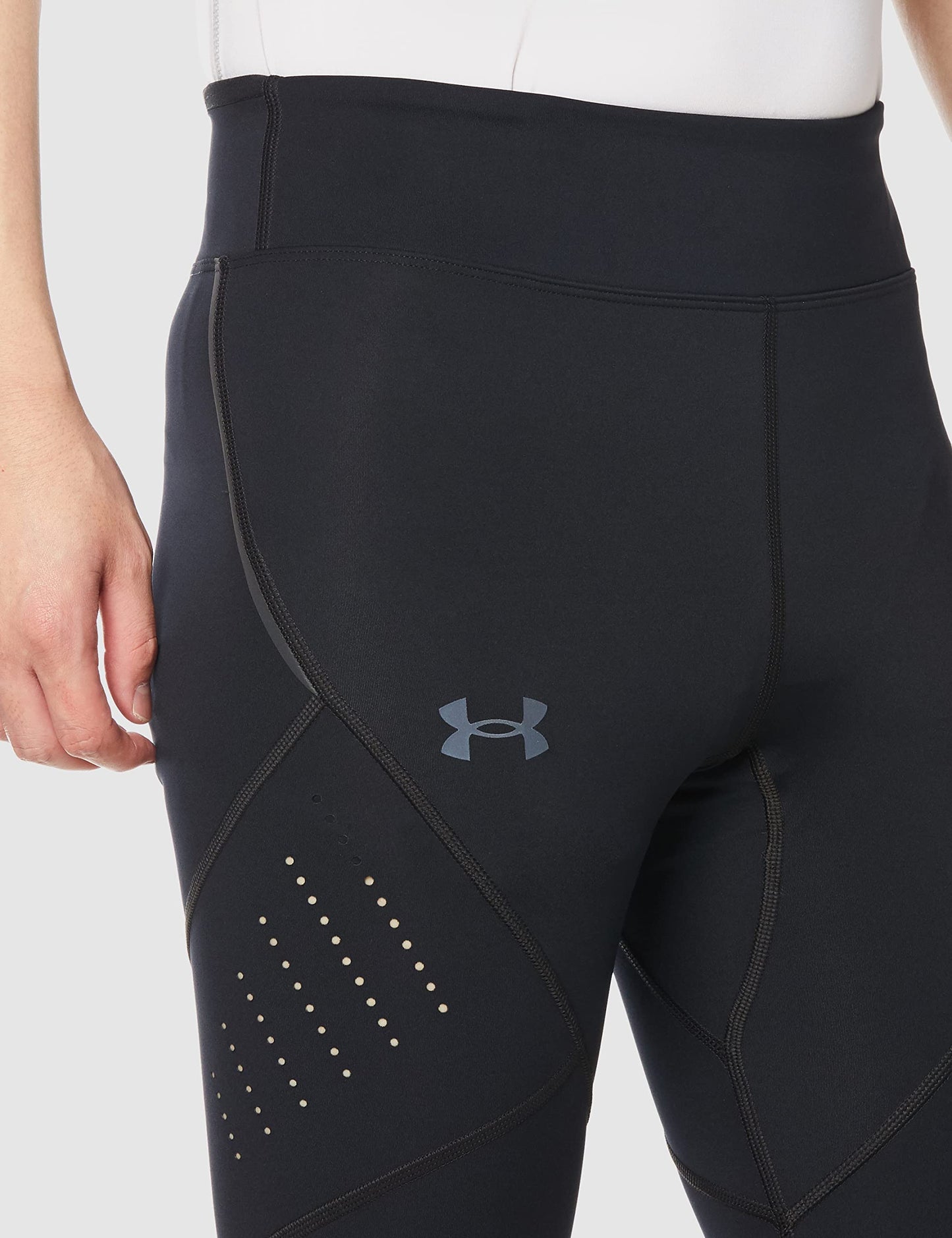 Under Armour Men's Speedpocket Tights, Black (001)/Neptune, XX-Large