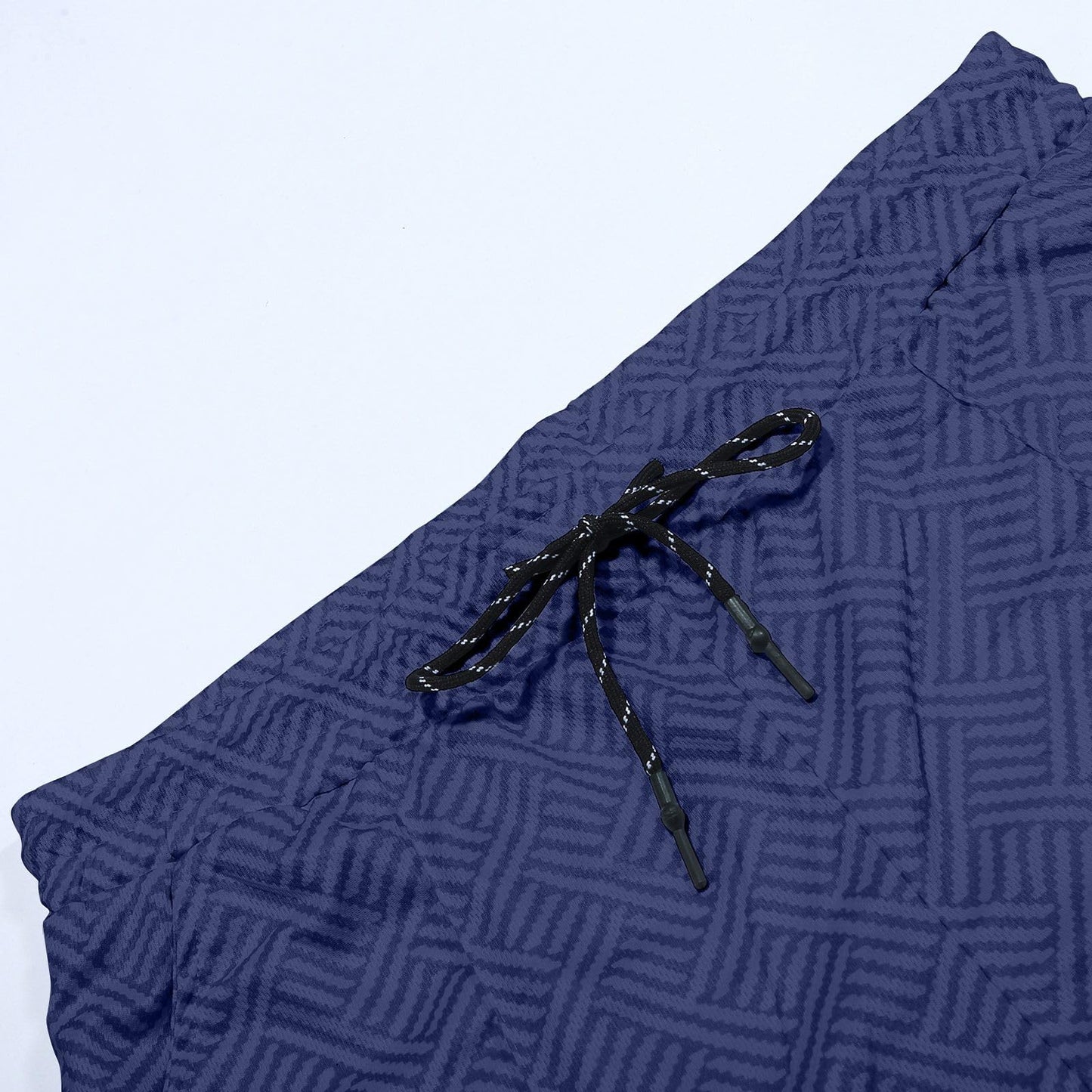 Generic Mens Summer Tracksuit Set 2 Piece Outfits Casual Hawaiian Beach Vacation Macthing Polo Shirts and Short Sets, X-Large, #B03-navy