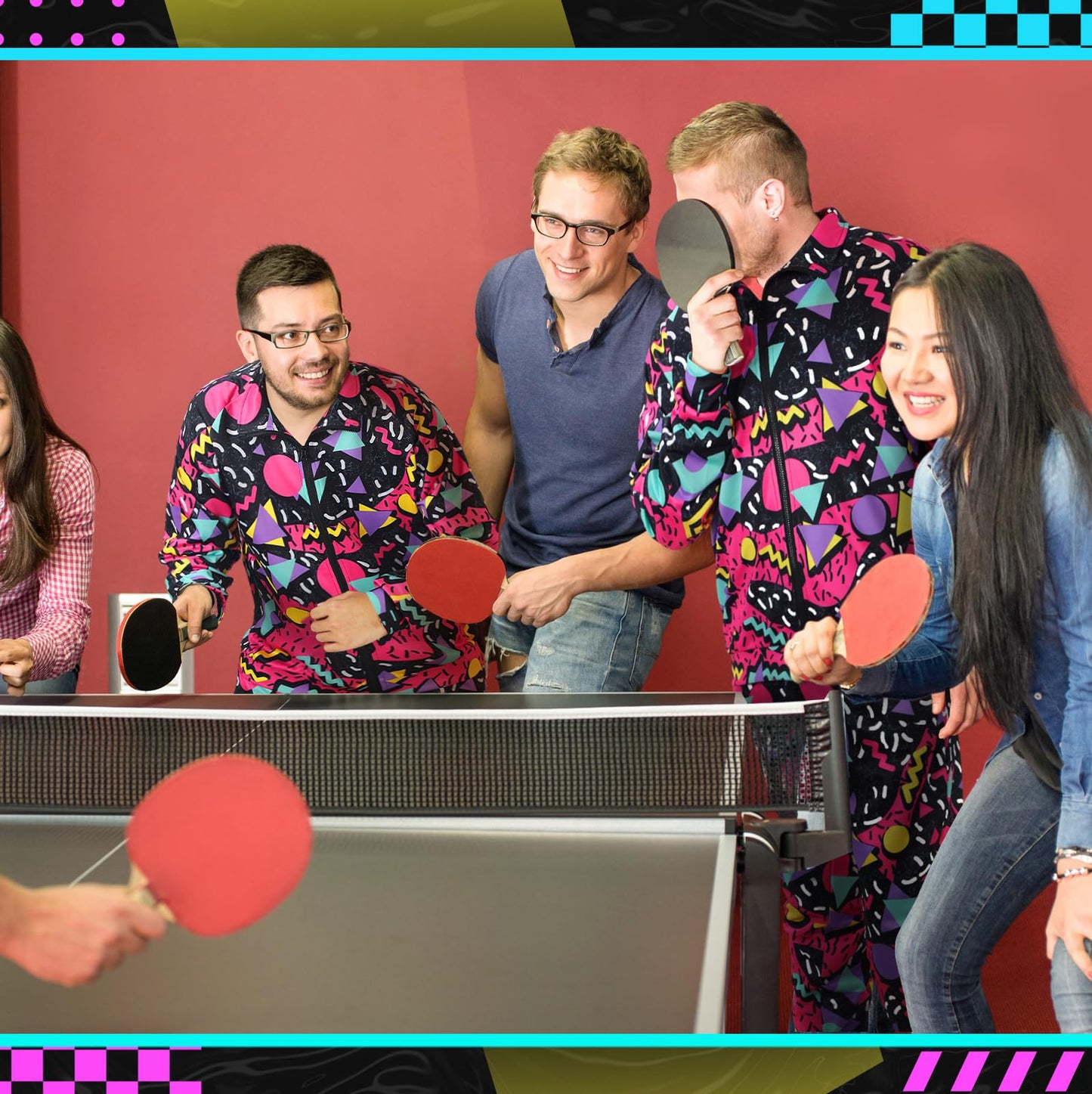 Mepase Retro 80s 90s Outfit for Men Side Taping Sportswear Urbanwear Streetwear Casual Long Sleeve 90s Tracksuit for Jogger (Modern,Large)