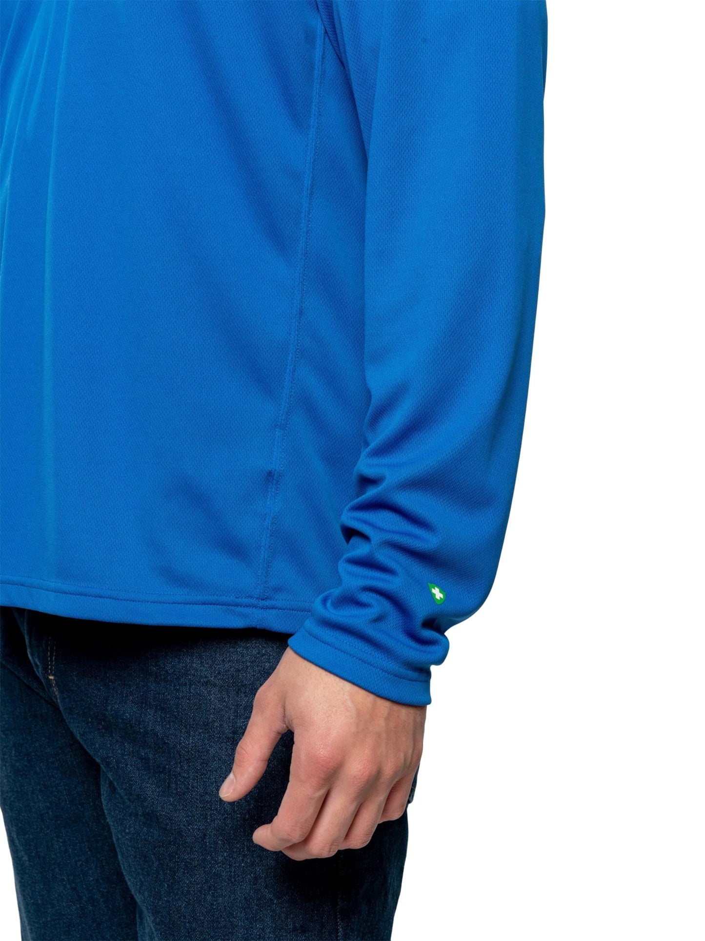 Insect Shield Men's Quarter Zip, with Built-in Insect Protection, Royal Blue, Large