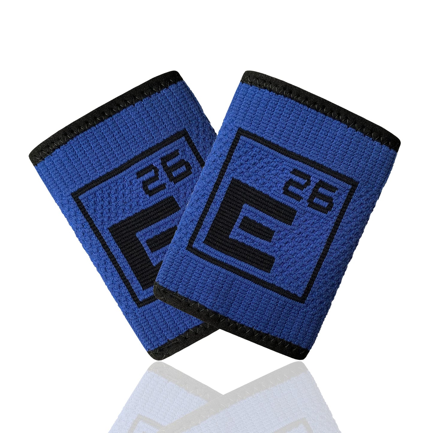 Element 26 Sweat Wicking Wrist Bands (4 Pack), Blue, Medium - Sweat Bands for Wrists - Sweat Bands for Cross Training, Weightlifting, Functional Fitness, WODs, Sports