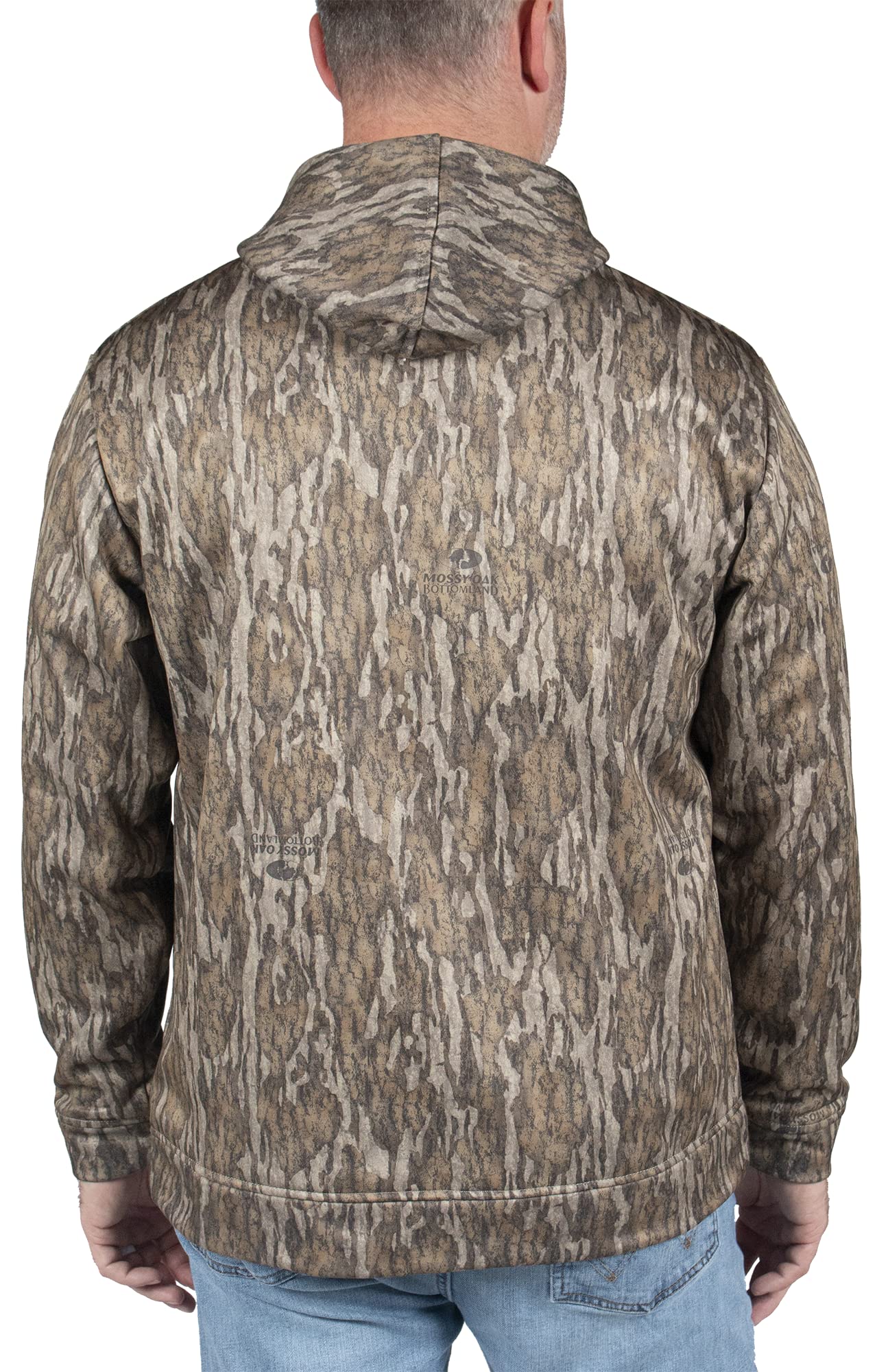 HABIT Men's Summit Park Performance Hoodie, Mossy Oak New Bottomland, XX-Large