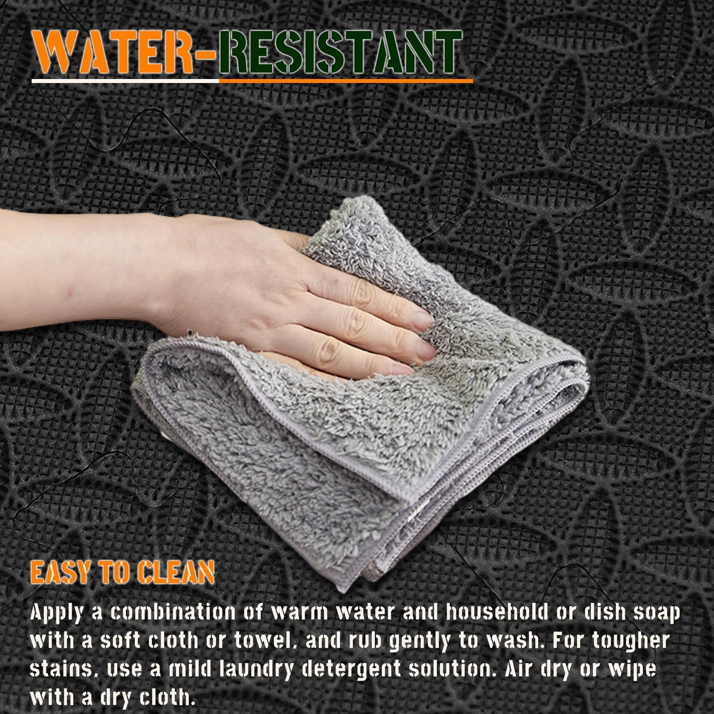 Generic GWT FitTile Set: 24 SQ FT (6 Tiles) ½” Thickness EVA Interlocking Foam Floor Tiles for Home Gym, Workout Equipment, Floor Padding, and Play (Gray, 24""x24""), Grey