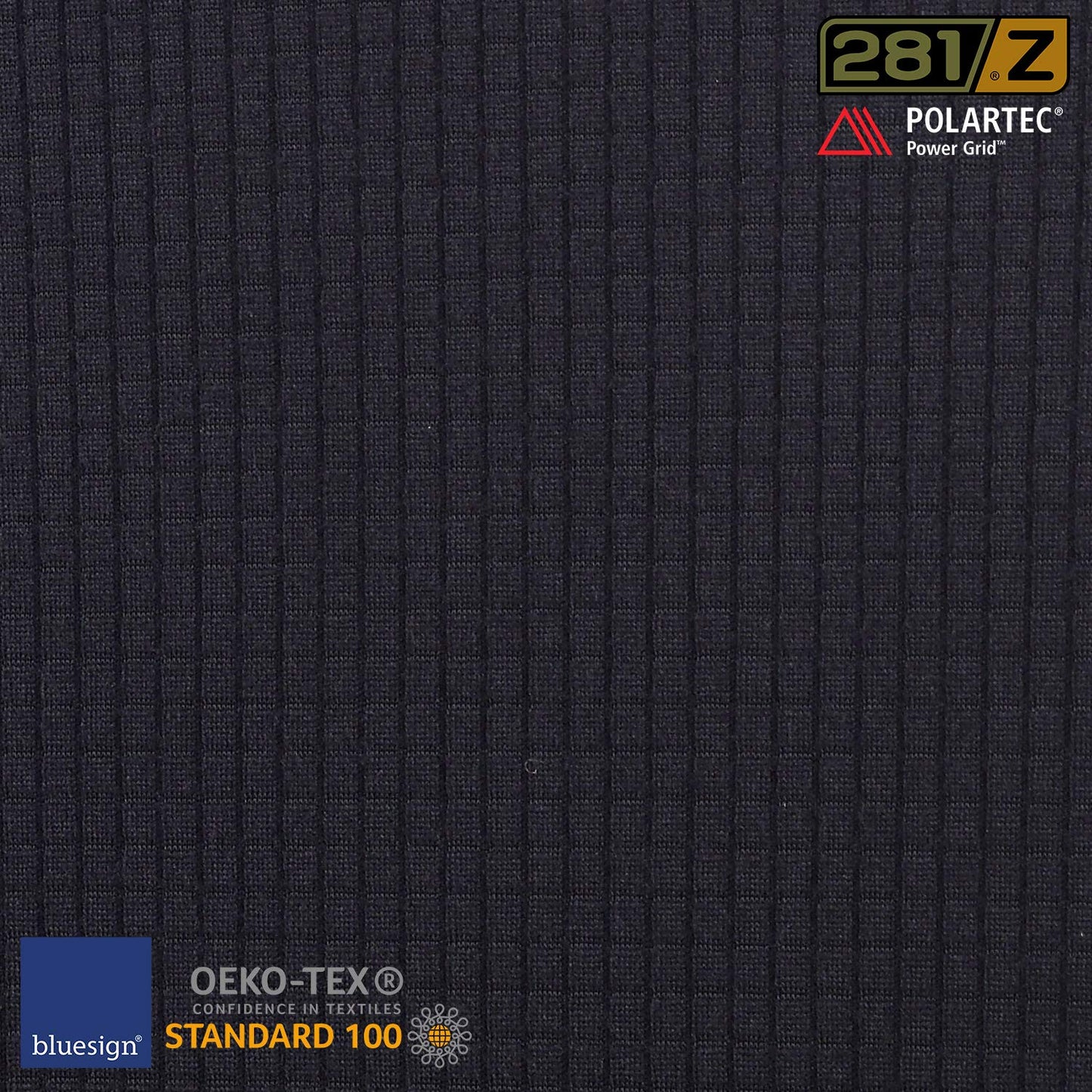 281Z Mens Thermal Lightweight Base Layer T-Shirt - Hiking Trekking Outdoor - Polartec Power Grid - Terrain Reliability Line (Black, Large)