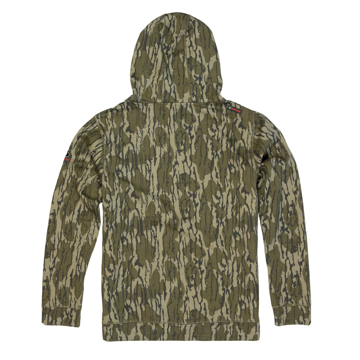 Mossy Oak Camo Men Hunting Hoodies Vintage, Original Bottomland, XX-Large