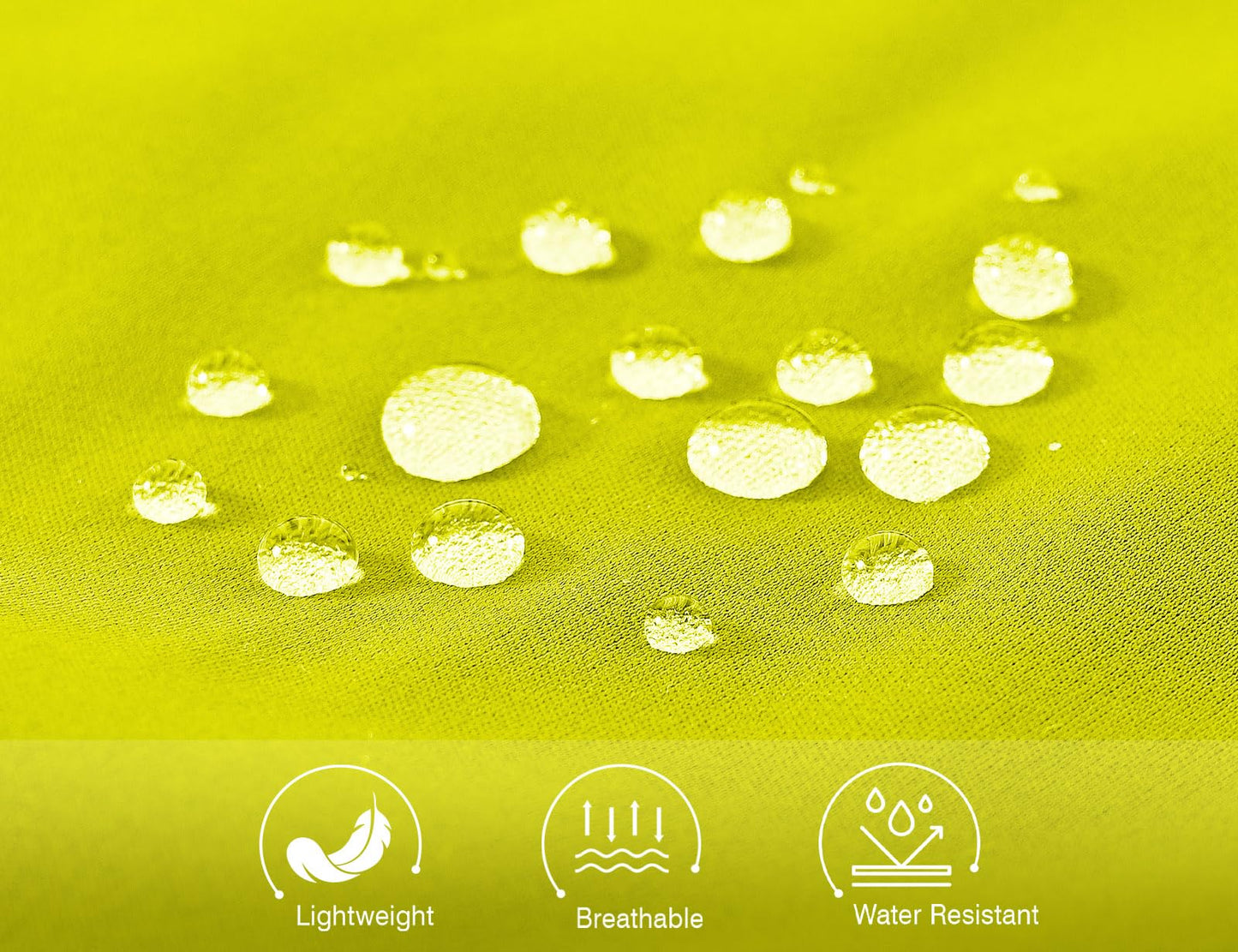 Rdruko Men's Golf Vests Outerwear Lightweight Waterproof Outdoor Running Travel Softshell Vests(Lemon Yellow, US XXXL)