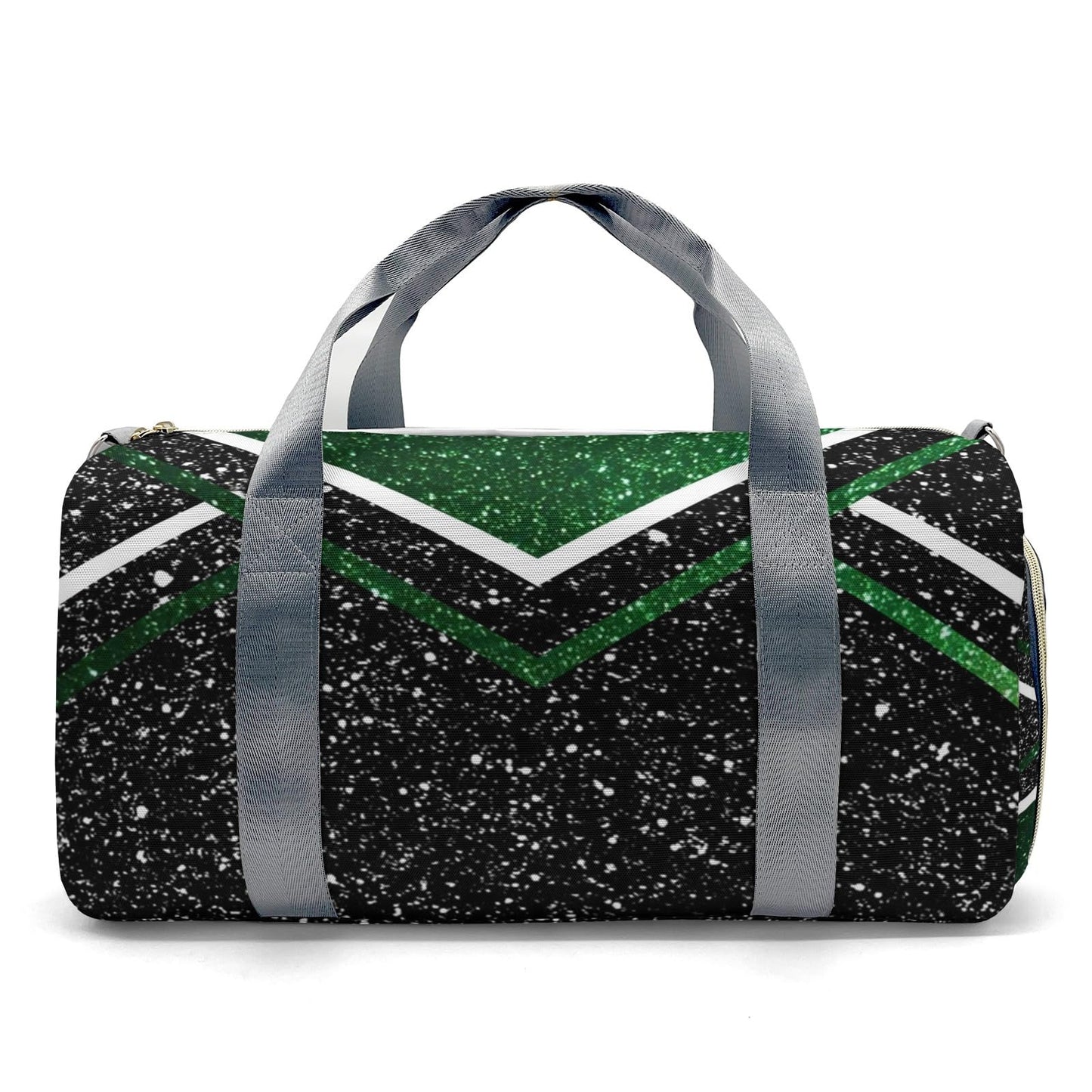 Ronxzas Cheer Cheerleader Sports Duffel Bag Travel Duffle Gym Bags Weekender Bag with Shoe Compartments (Dark Green)