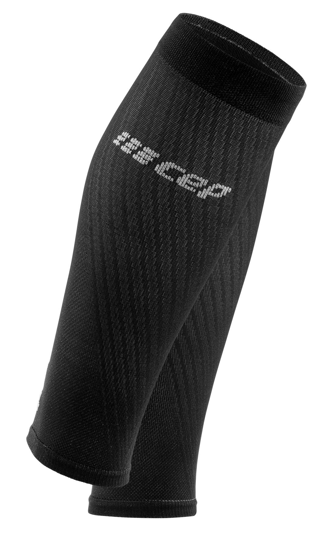 CEP Men's Ultralight Compression Calf Sleeves Black/Light Grey Size 5