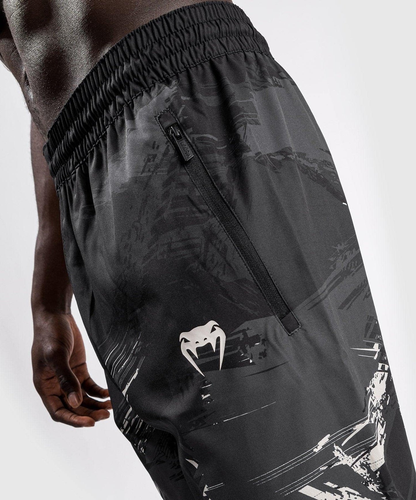 Venum Men's Standard Shorts, Black/Sand, Large