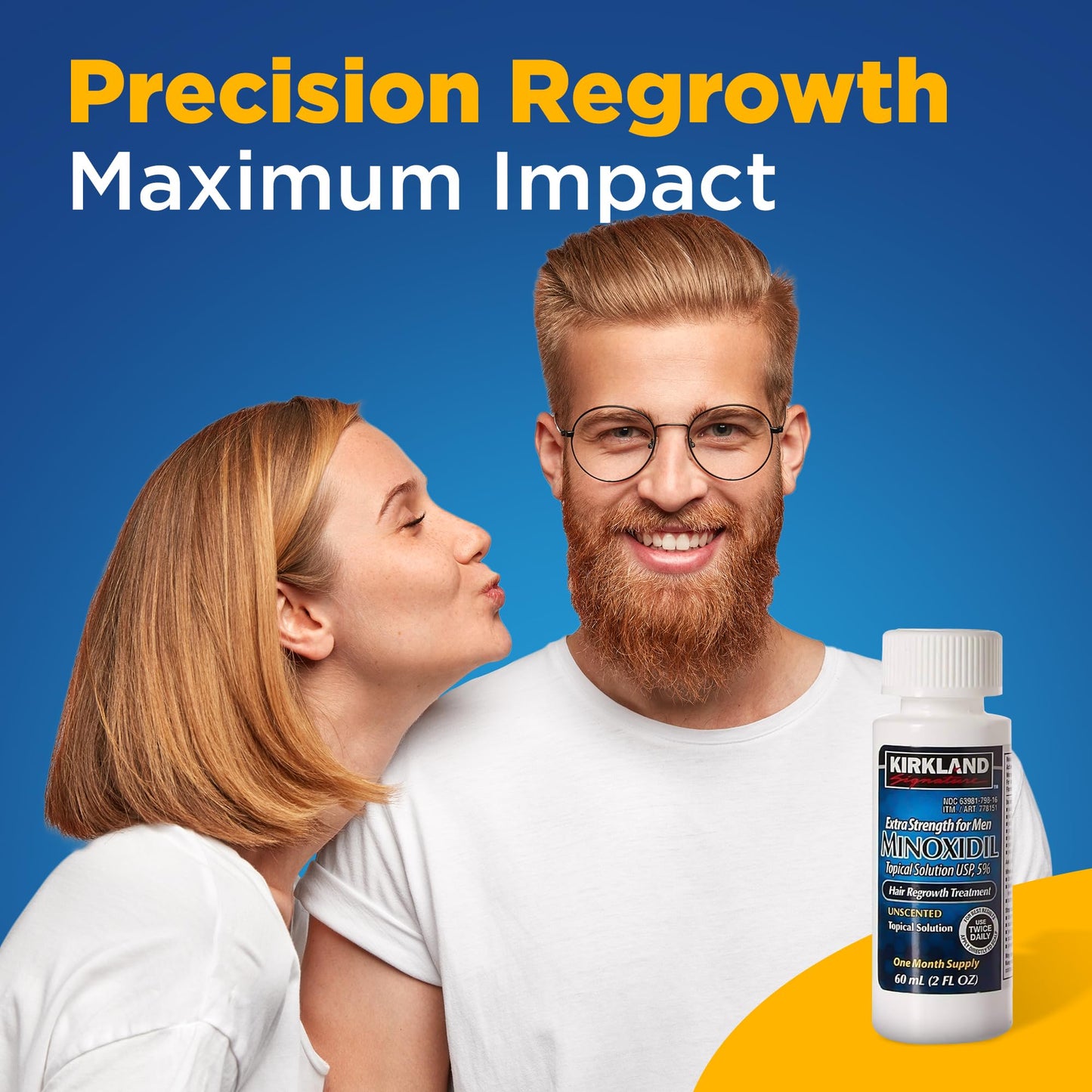 Minoxidil-5% Extra Strength Hair Regrowth for Men, 6 Month Supply