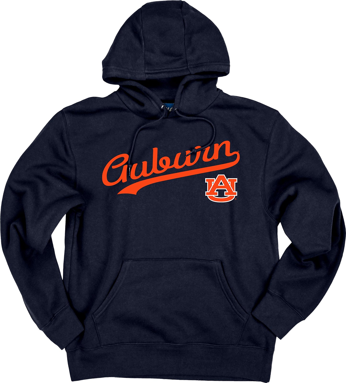 Blue 84 Men's Auburn Tigers Hoodie Cursive Team Color, Team Color, Large