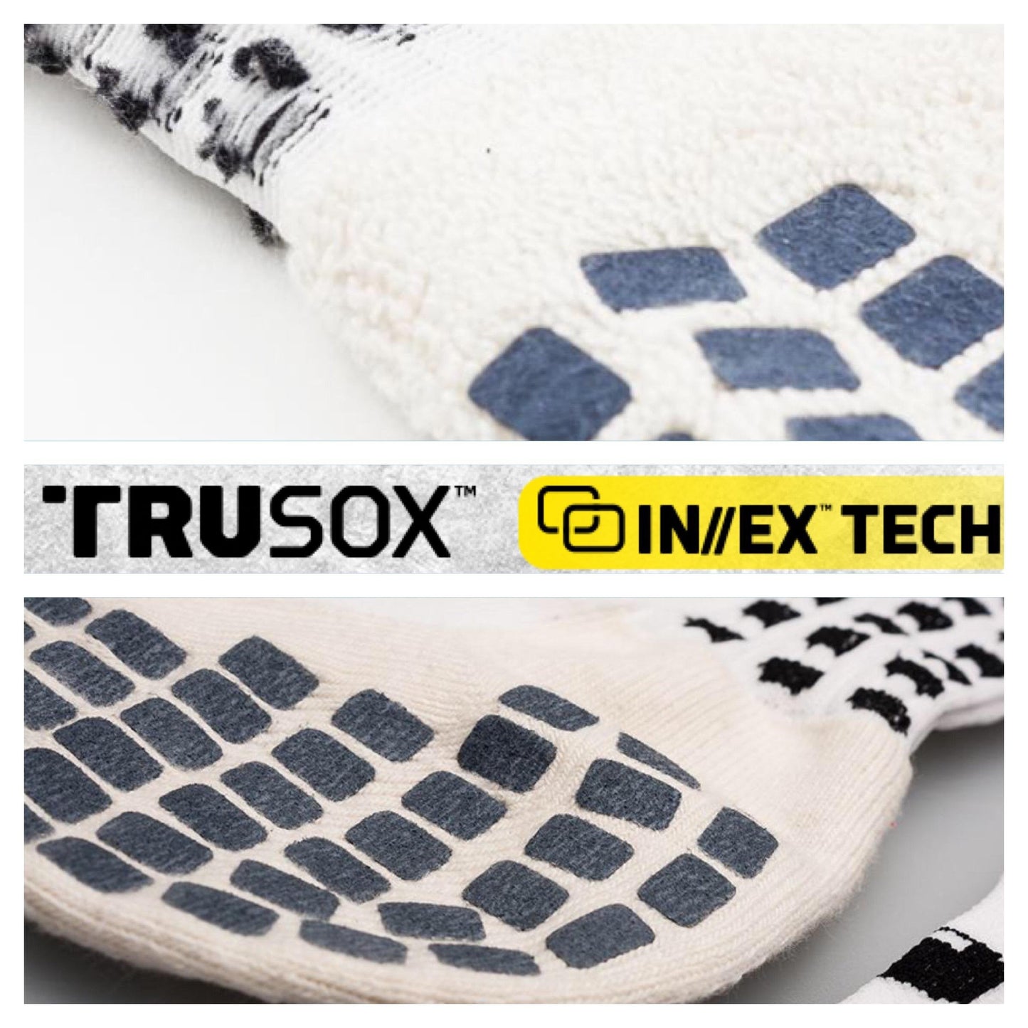 Trusox Men's Standard 3.0 Full Length Cushioned Socks, White, Medium