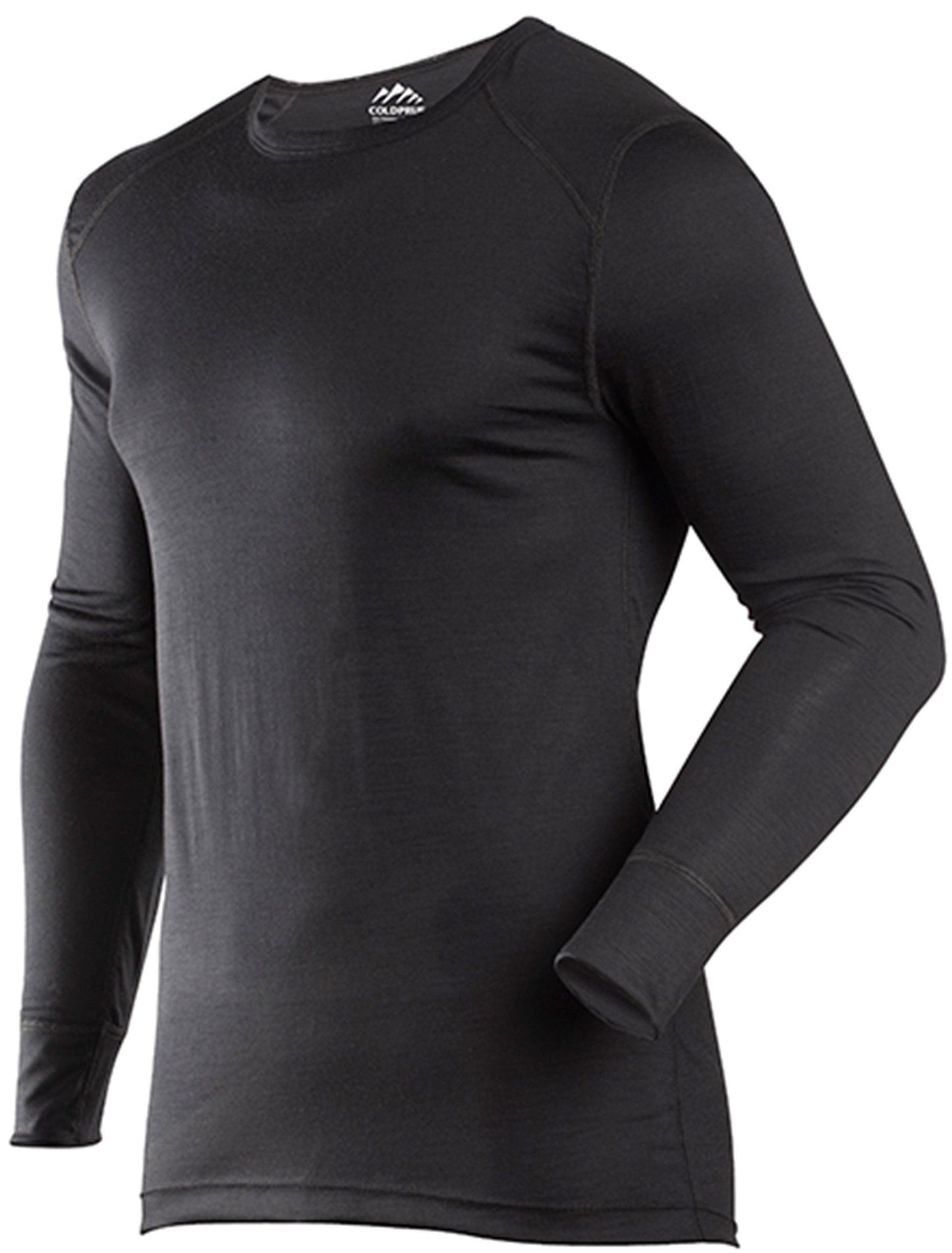ColdPruf Men's Classic Base Layer Long Sleeve Crew Neck Top, Black, Medium