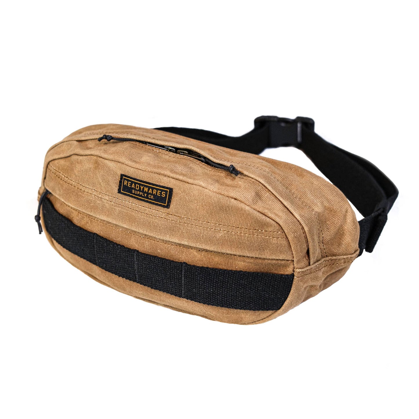 Readywares Waxed Canvas Sling or Waist Pack, Outdoor Sport Hiking Travel Belt Bag, Unisex Men and Women